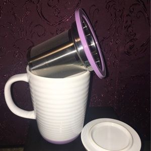 CasaWare Ripple Tilt & Drip Tea Infuser Mug